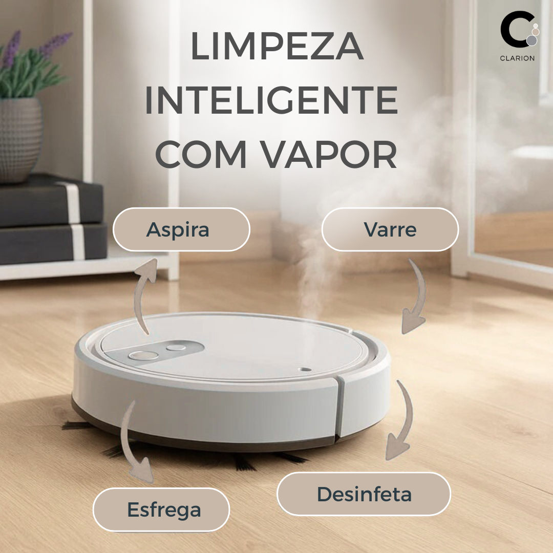 Robô Aspirador 3 em 1 Clarion