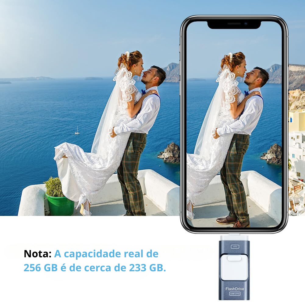 Pendrive USB 4 em 1
