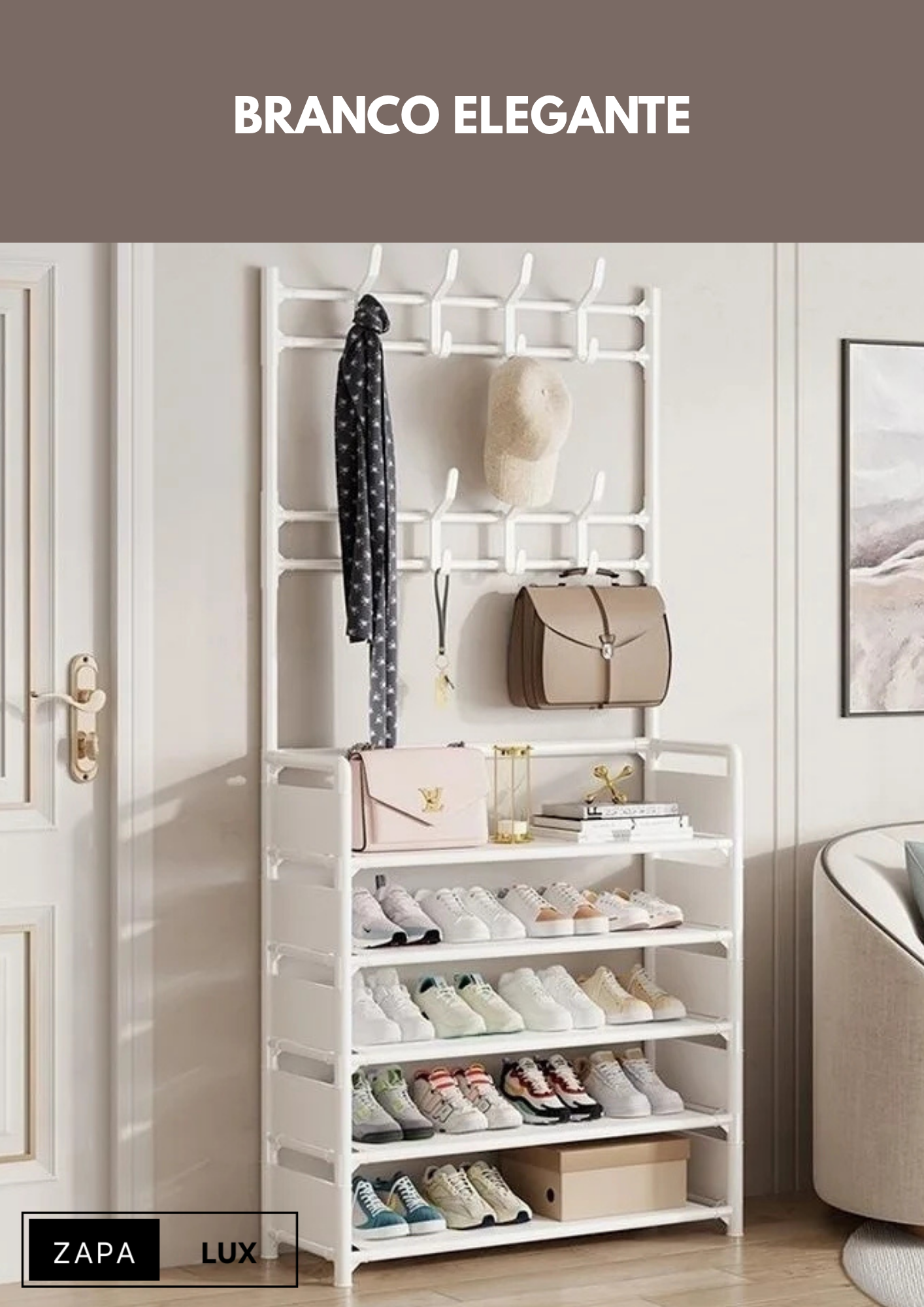 Organizador de Sapatos, Casacos e mais – ZAPALUX -